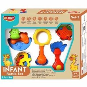 5PC INFANT RATTLE SET