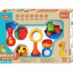 6PC INFANT RATTLE SET