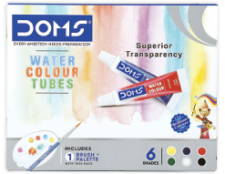 DOMS WATER COLOR TUBE 6 SHADES