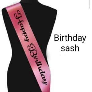 Birthday Sash